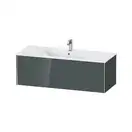 Тумба подвесная под раковину Duravit XViu 121 x 48 см, доломитово-серый глянцевый лак (XV40280B138) фото 1 Aquada.com.ua