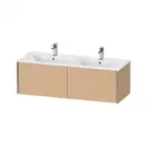 Тумба подвесная под раковину Duravit XViu 128 x 48 см, дуб брашированный (XV40290B112) фото 1 Aquada.com.ua