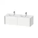 Тумба подвесная под раковину Duravit XViu 128 x 48 см, белый матовый (XV40290B118) фото 1 Aquada.com.ua