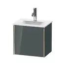 Тумба подвесная под раковину Duravit XViu 43 x 31 см, доломитово-серый глянцевый лак (XV4030LB138) фото 1 Aquada.com.ua