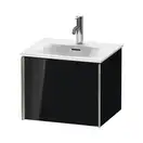 Тумба подвесная под раковину Duravit XViu 51 x 42 см, чёрный глянцевый (XV40310B140) фото 1 Aquada.com.ua