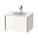 Тумба подвесная под раковину Duravit XViu 61 x 48 см, белый глянцевый (XV40320B122) фото 1 Aquada.com.ua