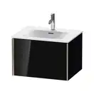 Тумба подвесная под раковину Duravit XViu 61 x 48 см, чёрный глянцевый (XV40320B140) фото 1 Aquada.com.ua