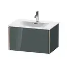 Тумба подвесная под раковину Duravit XViu 71 x 48 см, доломитово-серый глянцевый лак (XV40330B138) фото 1 Aquada.com.ua