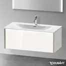 Тумба подвесная под раковину Duravit XViu 101 x 48 см, белый глянцевый (XV40350B122) фото 3 Aquada.com.ua