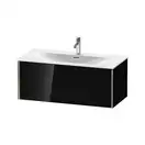 Тумба подвесная под раковину Duravit XViu 101 x 48 см, чёрный глянцевый (XV40350B140) фото 1 Aquada.com.ua