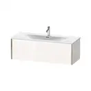 Тумба подвесная под раковину Duravit XViu 121 x 48 см, белый глянцевый (XV40360B122) фото 1 Aquada.com.ua