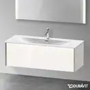 Тумба подвесная под раковину Duravit XViu 121 x 48 см, белый глянцевый (XV40360B122) фото 2 Aquada.com.ua