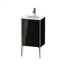 Тумба напольная под раковину Duravit XViu 43 x 31 см, чёрный глянцевый (XV4068LB140) фото 1 Aquada.com.ua