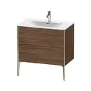 Тумба напольная под раковину Duravit XViu 81 x 48 см, орех темный (XV43020B121) фото 1 Aquada.com.ua