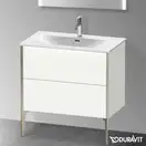 Тумба напольная под раковину Duravit XViu 81 x 48 см, белый глянцевый (XV43020B122) фото 2 Aquada.com.ua