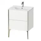 Тумба напольная под раковину Duravit XViu 61 x 48 см, белый матовый (XV44810B118) фото 1 Aquada.com.ua