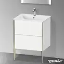 Тумба напольная под раковину Duravit XViu 61 x 48 см, белый матовый (XV44810B118) фото 2 Aquada.com.ua