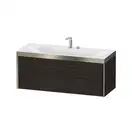 Тумба подвесная с раковиной c-bonded Duravit XViu 120 x 48 см, орех брашированный (XV4617EB169P) фото 1 Aquada.com.ua