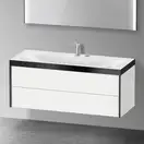 Тумба подвесная с раковиной c-bonded Duravit XViu 120 x 48 см, белый матовый (XV4617EB218P) фото 2 Aquada.com.ua