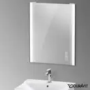 Зеркало с LED подсветкой Duravit XViu 62 х 4 х h80 см, версия "icon" (XV70410B2B2) фото 2 Aquada.com.ua