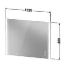 Зеркало с LED подсветкой Duravit XViu 102 х 4 х h80 см, версия "icon" (XV70430B1B1) фото 6 Aquada.com.ua