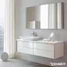 Зеркало с LED подсветкой Duravit XViu 142 х 4 х h80 см, версия "icon" (XV70460B2B2) фото 2 Aquada.com.ua