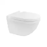 Унитаз подвесной Rimless (безободковый) Duravit Starck 3 с сиденьем Soft Close (45270900А1)