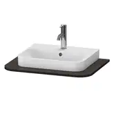 Консоль с 1 одним вырезом Duravit Happy D.2 Plus 65 х 48 см, орех брашированный (HP031B06969)