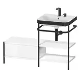 Раковина c-bonded с напольной металлической консолью Duravit Happy D.2 Plus 120 х 49 см (HP4745E2222)