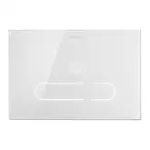 Клавиша смыва, бесконтактная Duravit A1 (стекло белое) (WD5003012000)