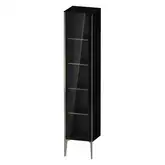 Шкафчик напольный со стеклянными дверцами Duravit XViu 40 x 36 х h201 см, чёрный глянцевый (XV1375LB140)