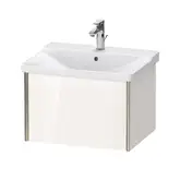 Тумба подвесная под раковину Duravit XViu 61 x 46,9 см, белый глянцевый (XV40150B122)