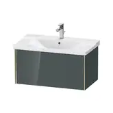 Тумба подвесная под раковину Duravit XViu 81 x 46,9 см, доломитово-серый глянцевый лак (XV40160B138)