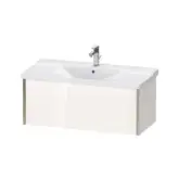 Тумба подвесная под раковину Duravit XViu 101 x 46,9 см, белый глянцевый (XV40170B122)