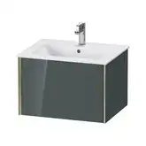 Тумба подвесная под раковину Duravit XViu 61 x 48 см, доломитово-серый глянцевый лак (XV40250B138)