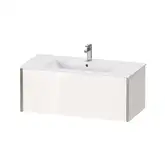 Тумба подвесная под раковину Duravit XViu 101 x 48 см, белый глянцевый (XV40270B122)