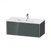 Тумба подвесная под раковину Duravit XViu 101 x 48 см, доломитово-серый глянцевый лак (XV40270B138)