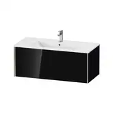 Тумба подвесная под раковину Duravit XViu 101 x 48 см, чёрный глянцевый (XV40270B140)