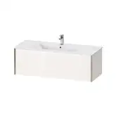 Тумба подвесная под раковину Duravit XViu 121 x 48 см, белый глянцевый (XV40280B122)