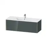 Тумба подвесная под раковину Duravit XViu 121 x 48 см, доломитово-серый глянцевый лак (XV40280B138)