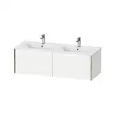 Тумба подвесная под раковину Duravit XViu 128 x 48 см, белый матовый (XV40290B118)