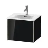 Тумба подвесная под раковину Duravit XViu 51 x 42 см, чёрный глянцевый (XV40310B140)