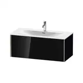 Тумба подвесная под раковину Duravit XViu 101 x 48 см, чёрный глянцевый (XV40350B140)