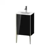 Тумба напольная под раковину Duravit XViu 43 x 31 см, чёрный глянцевый (XV4068LB140)