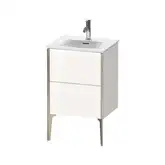 Тумба напольная под раковину Duravit XViu 51 x 42 см, белый глянцевый (XV40690B122)