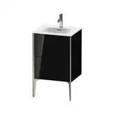 Тумба напольная под раковину Duravit XViu 51 x 42 см, чёрный глянцевый (XV40690B140)