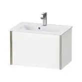 Тумба подвесная компакт, под раковину Duravit XViu 61 x 39 см, белый матовый (XV40780B118)