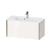 Тумба подвесная компакт, под раковину Duravit XViu 81 x 39 см, белый глянцевый (XV40790B122)