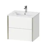 Тумба подвесная под раковину Duravit XViu 61 x 48 см, белый матовый (XV41250B118)