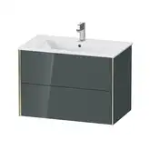 Тумба подвесная под раковину Duravit XViu 81 x 48 см, доломитово-серый глянцевый лак (XV41260B138)