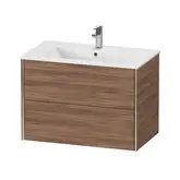 Тумба подвесная под раковину Duravit XViu 81 x 48 см, орех натуральный (XV41260B179)