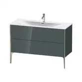 Тумба напольная под раковину Duravit XViu 121 x 48 см, доломитово-серый глянцевый лак (XV43040B138)