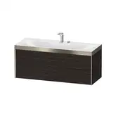 Тумба подвесная с раковиной c-bonded Duravit XViu 120 x 48 см, орех брашированный (XV4617EB169P)