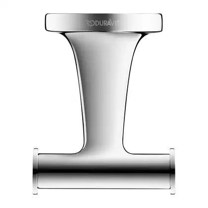 Крючок двойной Duravit Starck T, хром (0099301000) фото 1 Aquada.com.ua Крючок двойной Duravit Starck T, хром (0099301000) фото 1 Aquada.com.ua